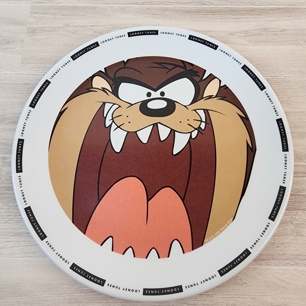 Vintage Looney Tunes Taz Plate